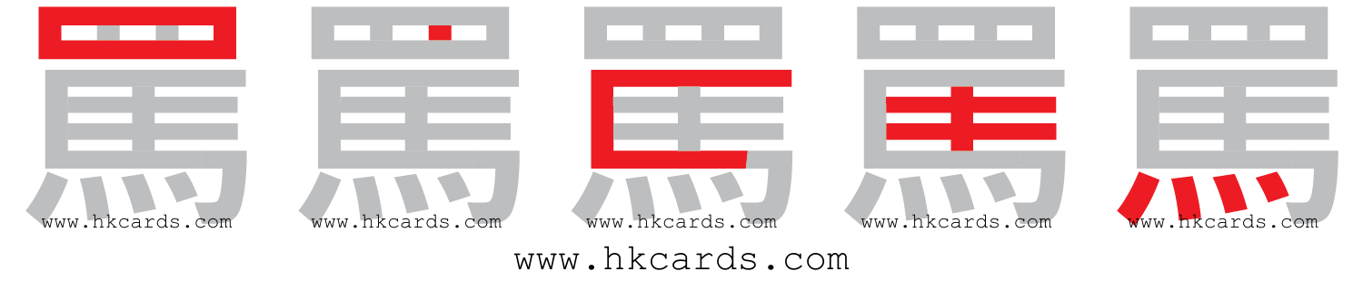 ｢罵｣【倉頡】【速成】