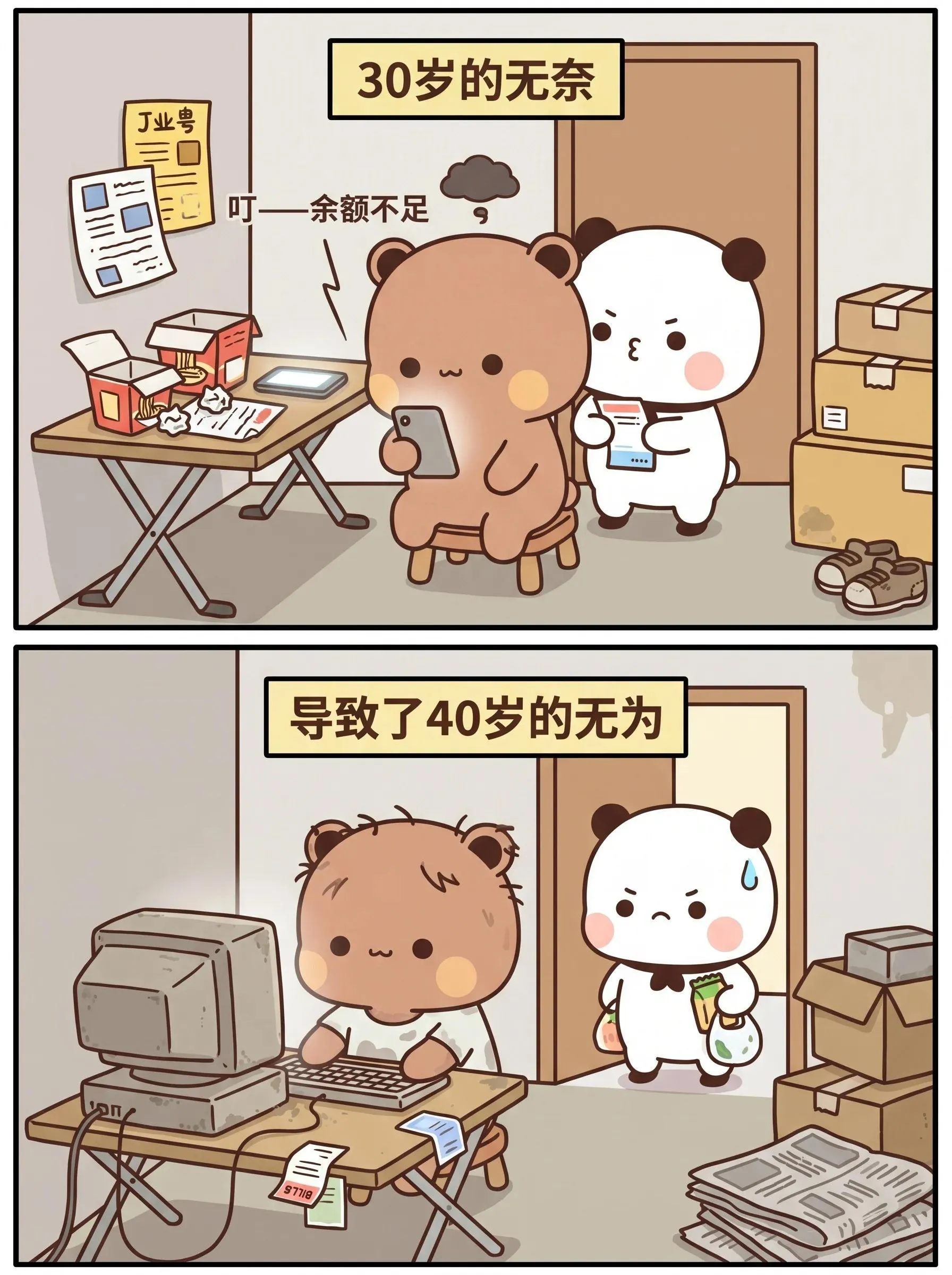 30歲的無奈,導致了40歲的無為。
