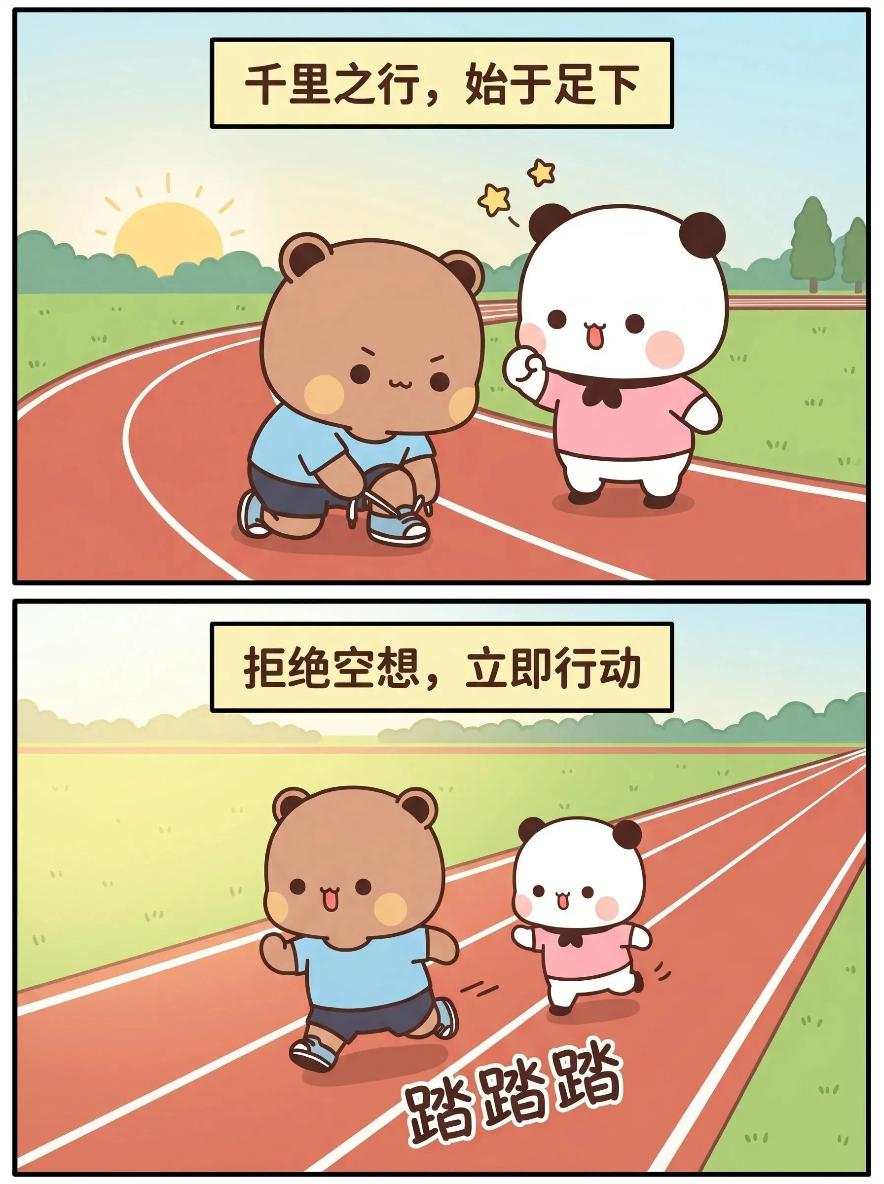 千里之行,始於足下。拒絕空想,立即行動。