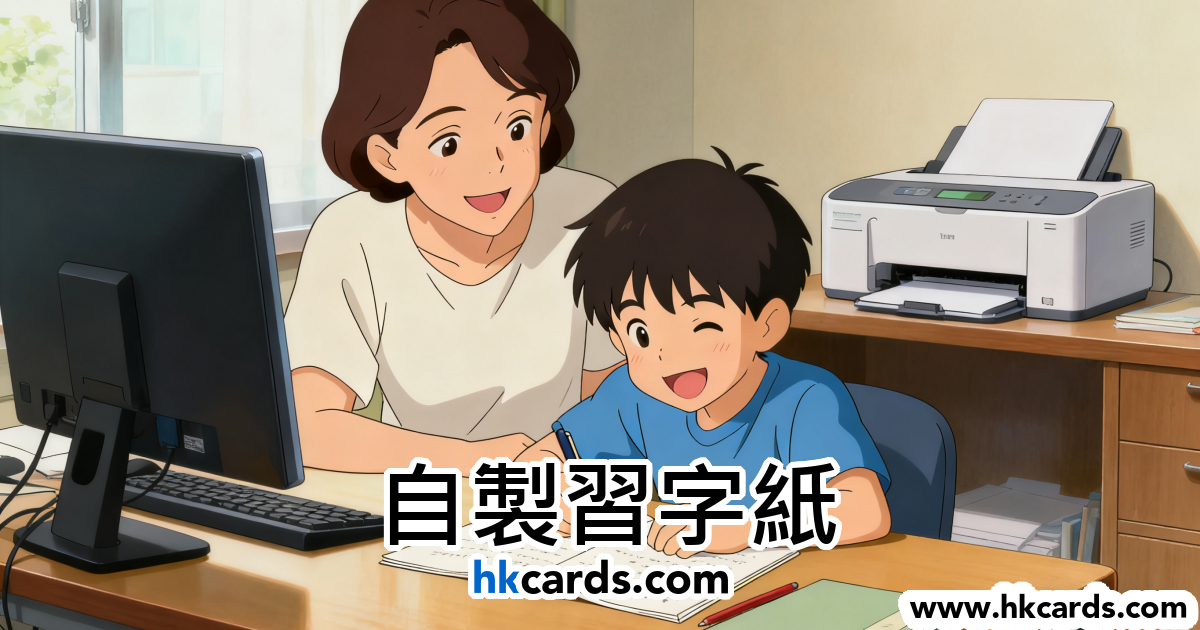 自製習字紙